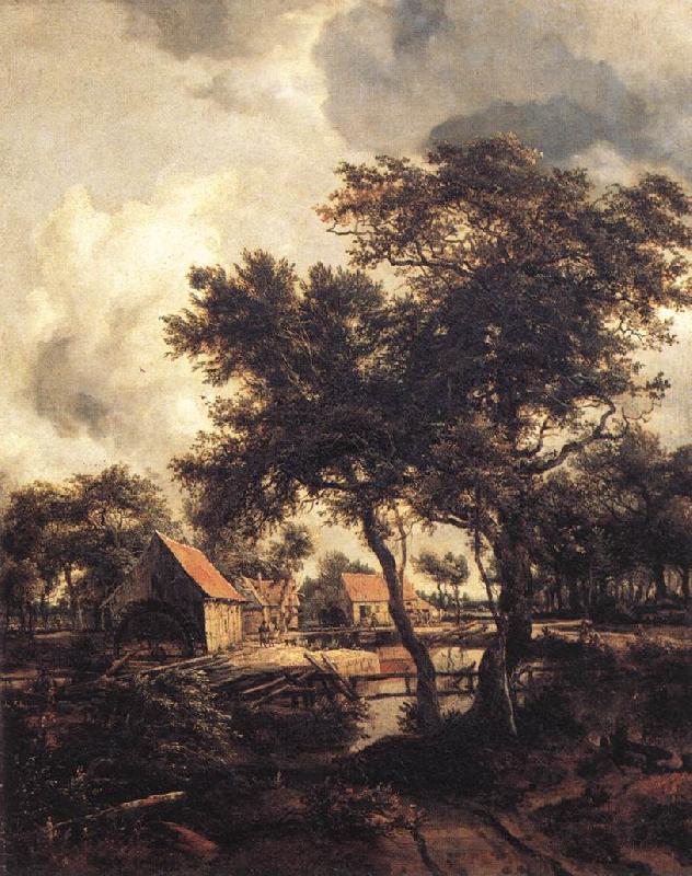 Meindert Hobbema The Water Mill oil painting image